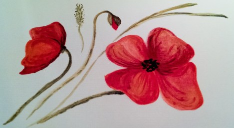 painted poppies